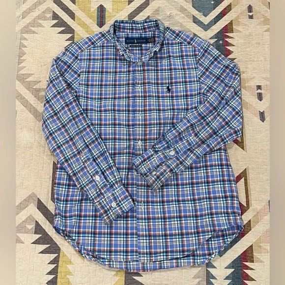 Boys Ralph Lauren long sleeve Polo M 10-12 - Picture 2 of 6
